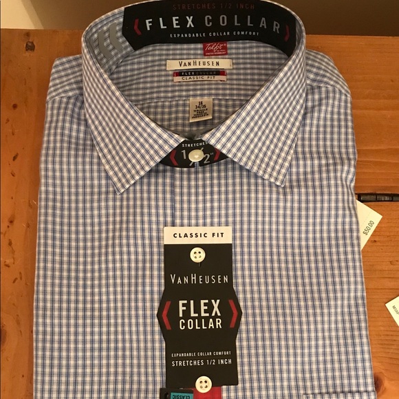 van heusen classic fit dress shirt
